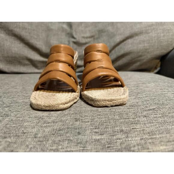 Vince Camuto Molisara Sandals Wedges Heels Light Cognac Womens 8 - Picture 11 of 12